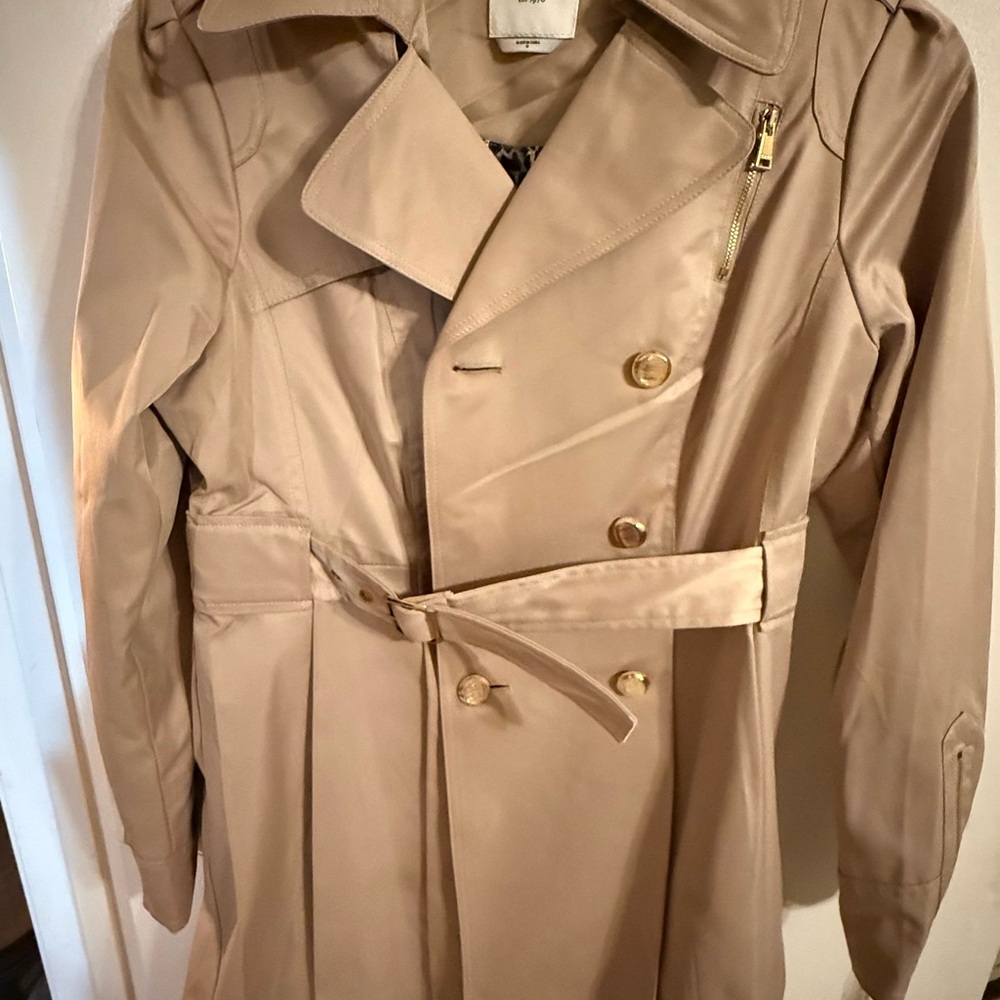 bebe Tan Trench Coat